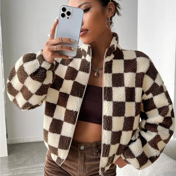 Rebellious Rose Jackets & Blazers - Drop Shoulder Teddy Jacket ❤️